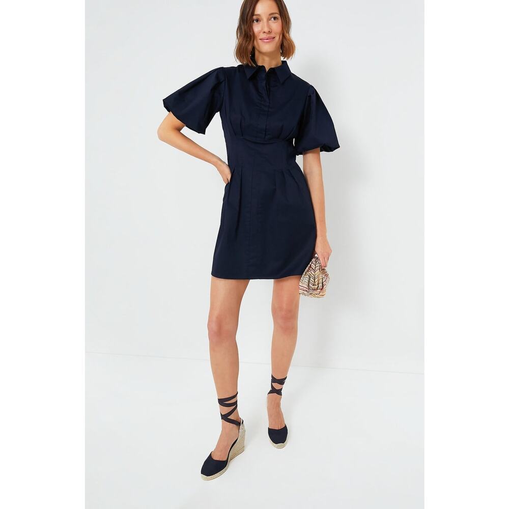 TUCKERNUCK Navy Mini Delaney Dress Size XS NWT Retail $148 Tuckernuck - Picture 5 of 7